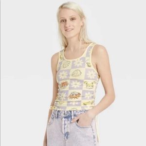 Rugrats Cinched Cropped Graphic Tank Size Medium
